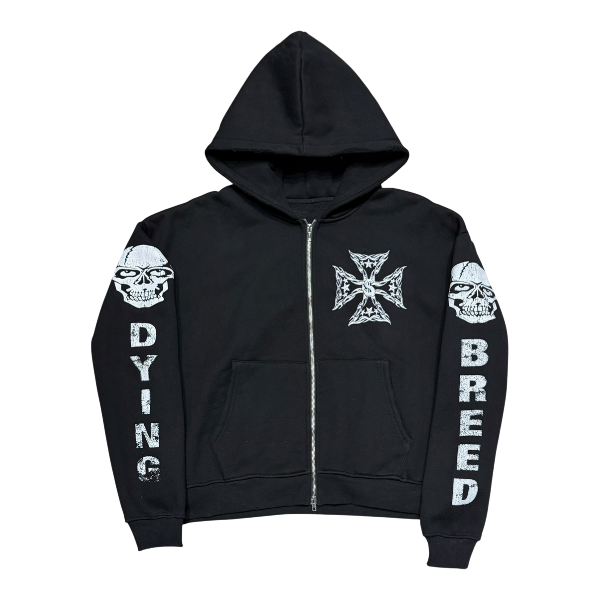 Saints Black & White Logo Zip