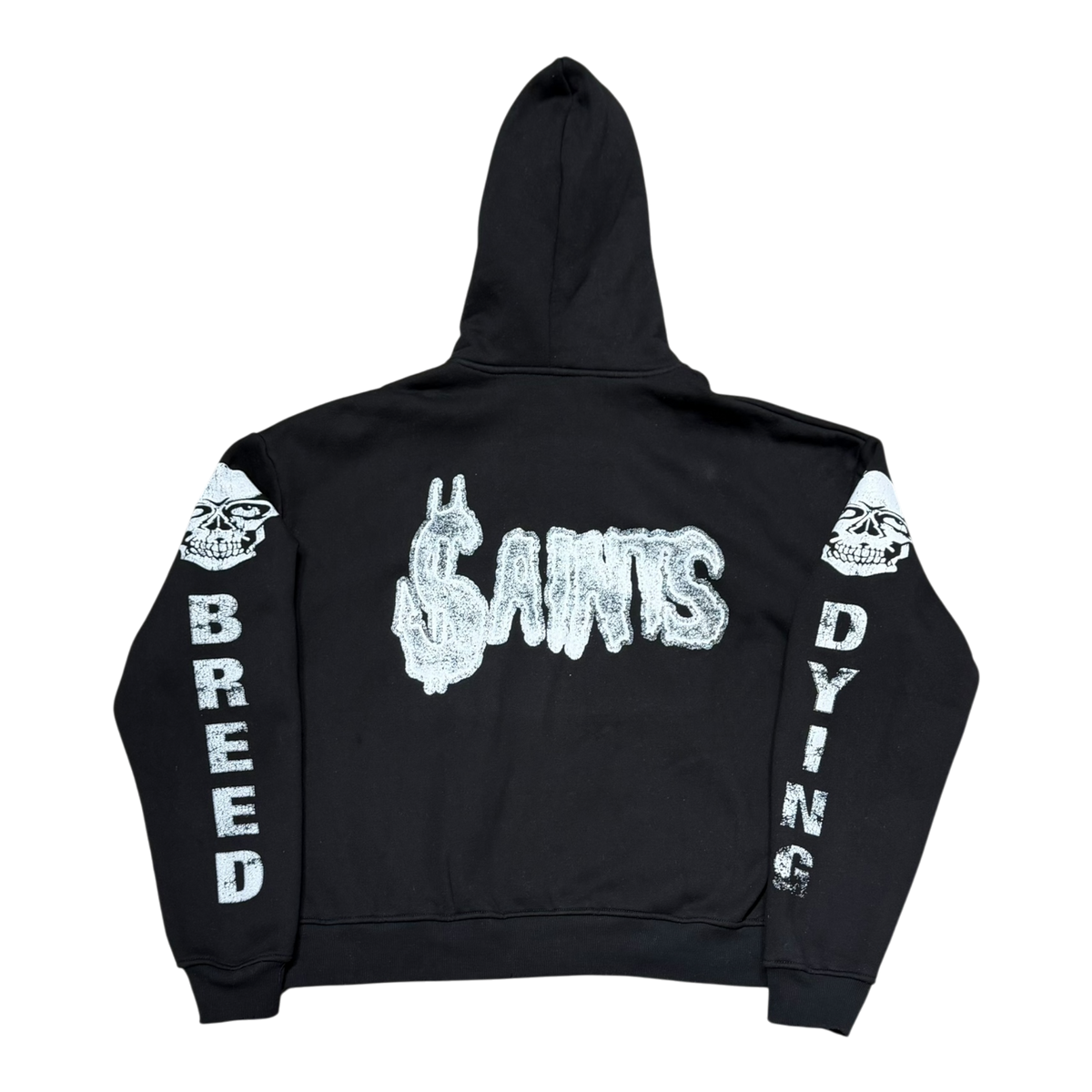Saints Black & White Logo Zip