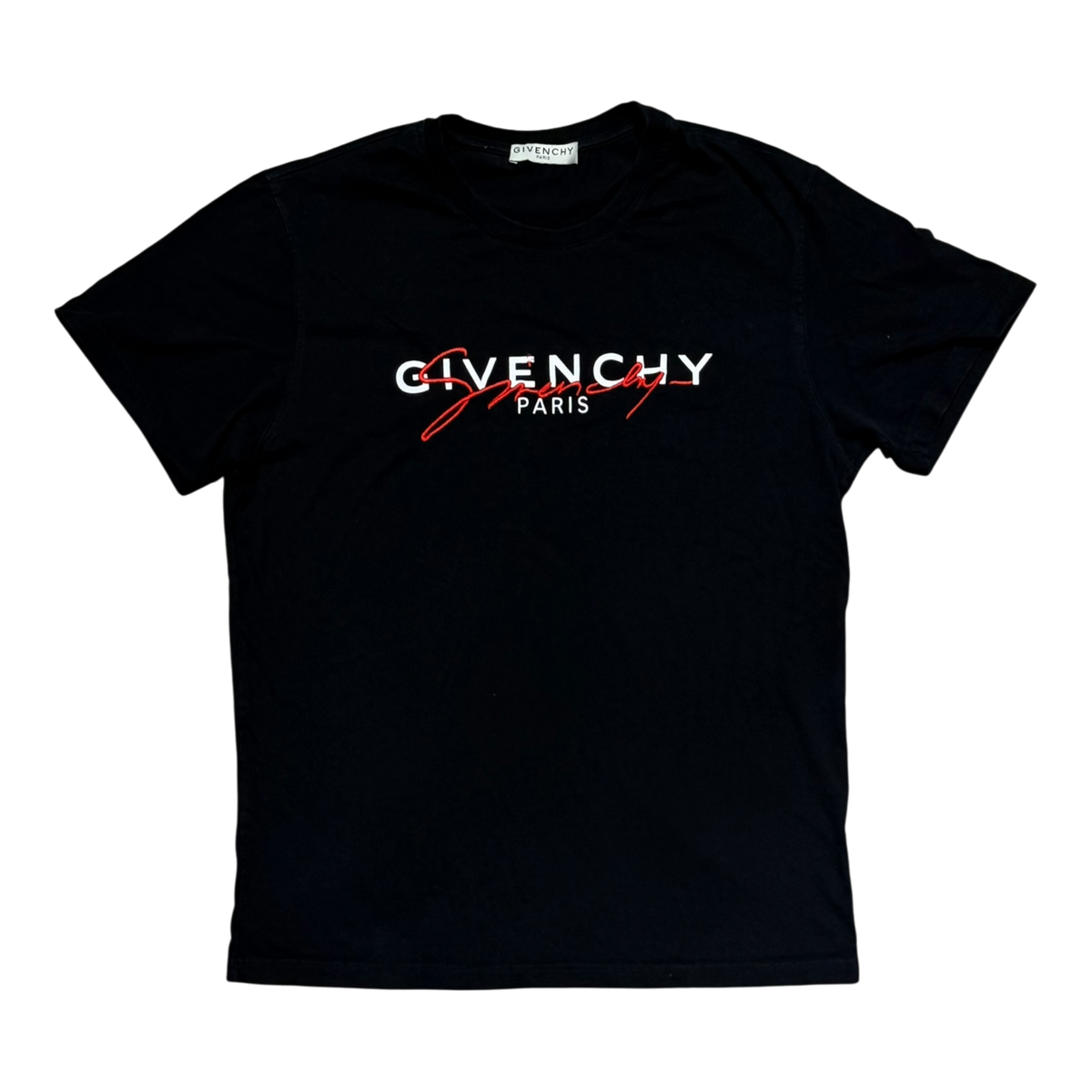 Black Signature Print T-Shirt
