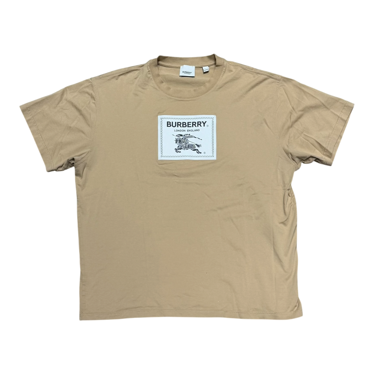 Prorsum Label Cotton T-shirt Soft Fawn