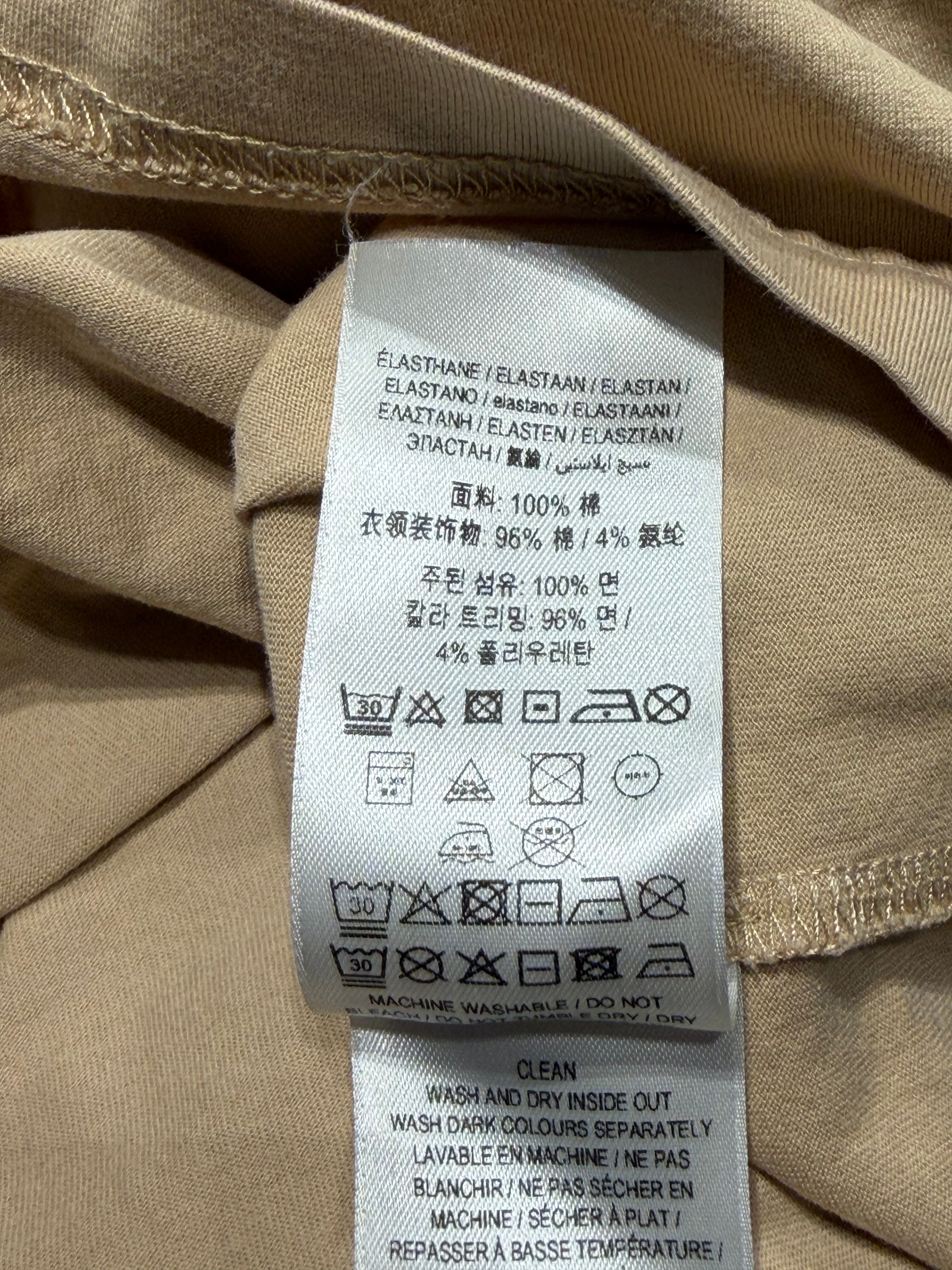 Prorsum Label Cotton T-shirt Soft Fawn