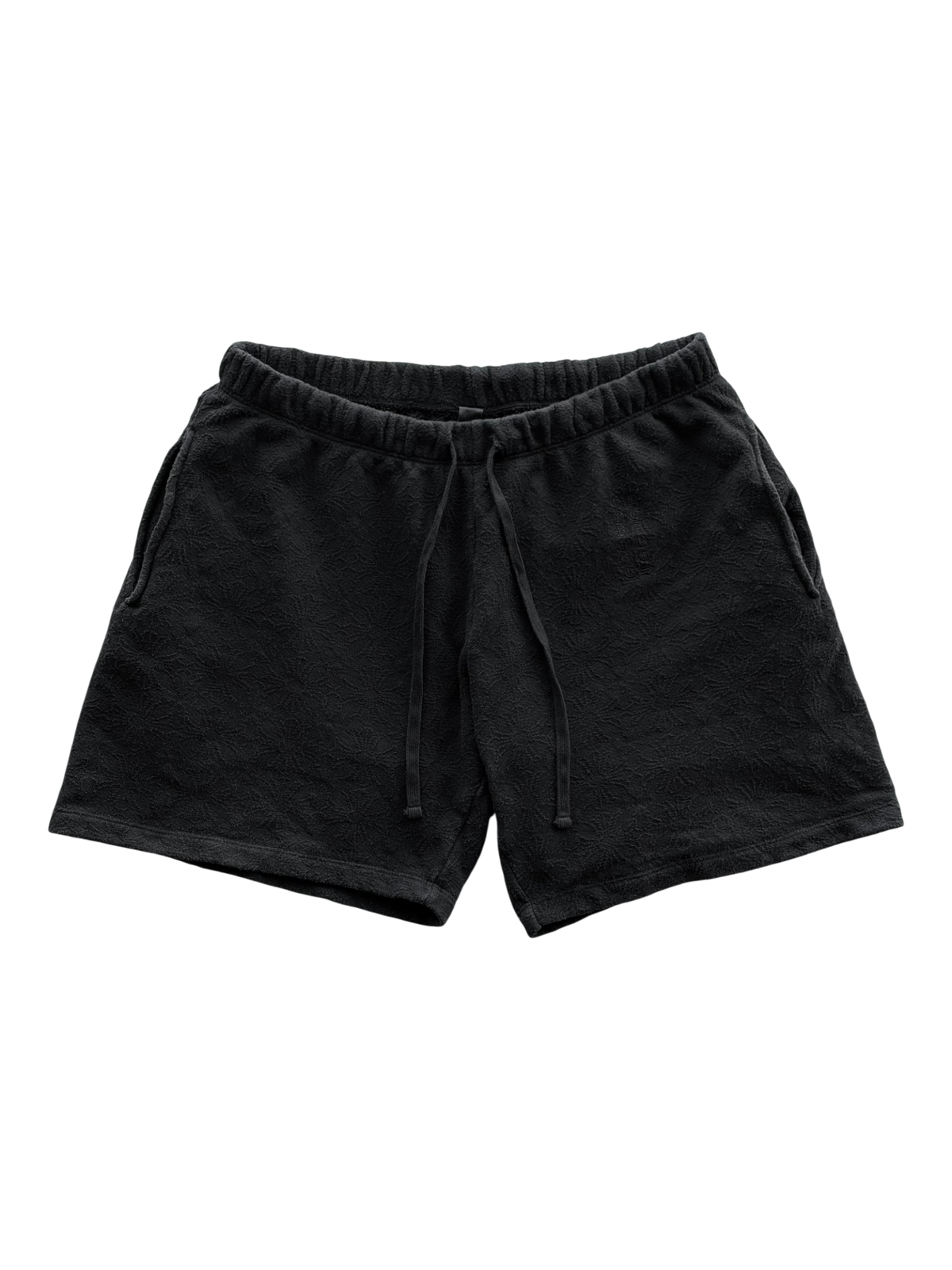 Embossed Jacquard Shorts Black
