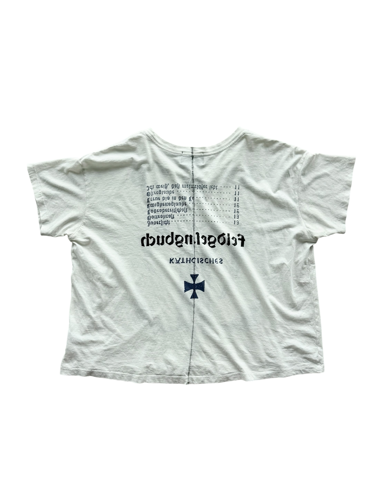 White & Black Katholisches Toothbrush T-Shirt