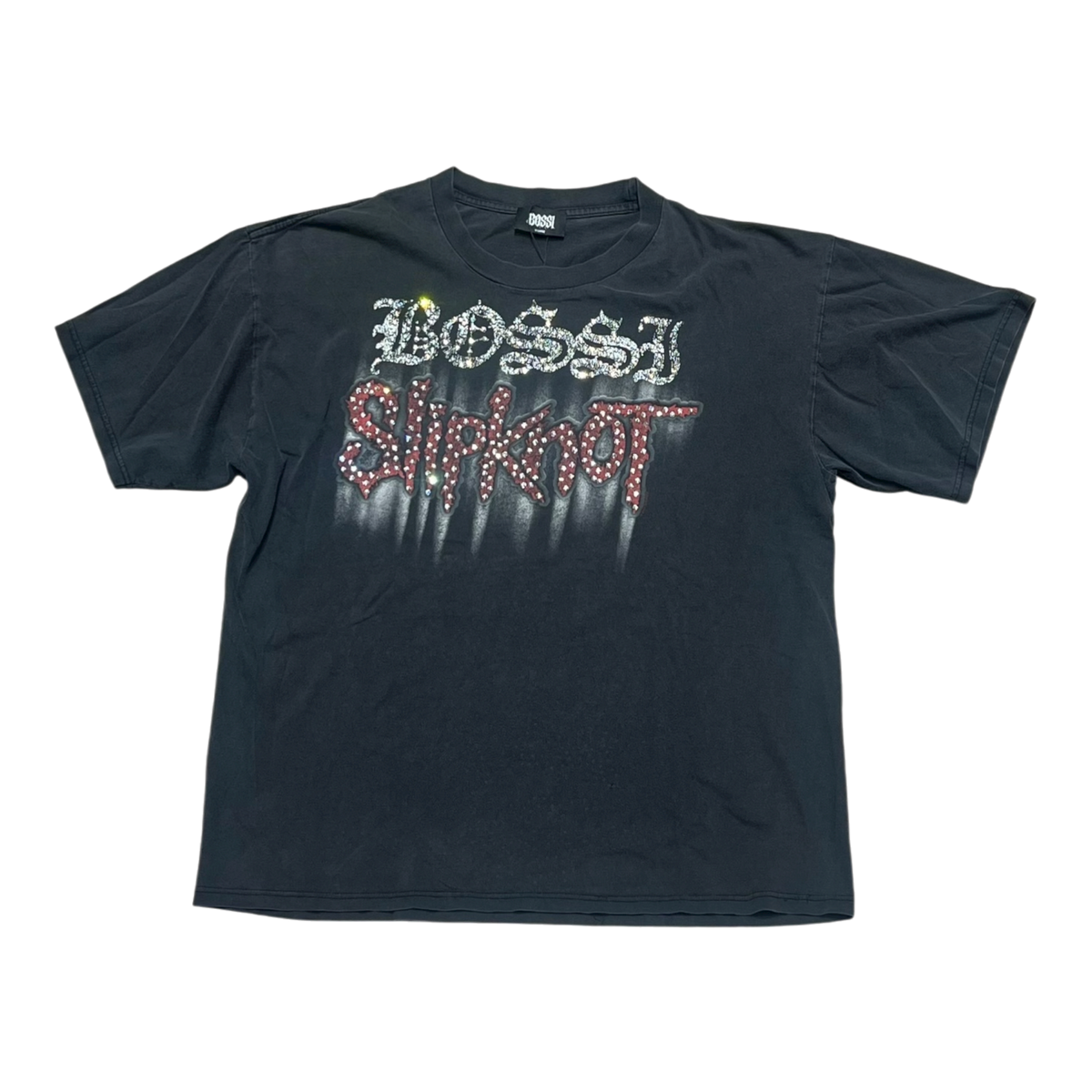 Red Slipknot Vintage Rhinestone Tee (FW25)