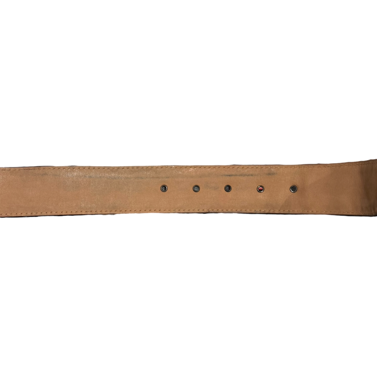 Double CC Buckle With Patent Leather Quilted Caviar Belt