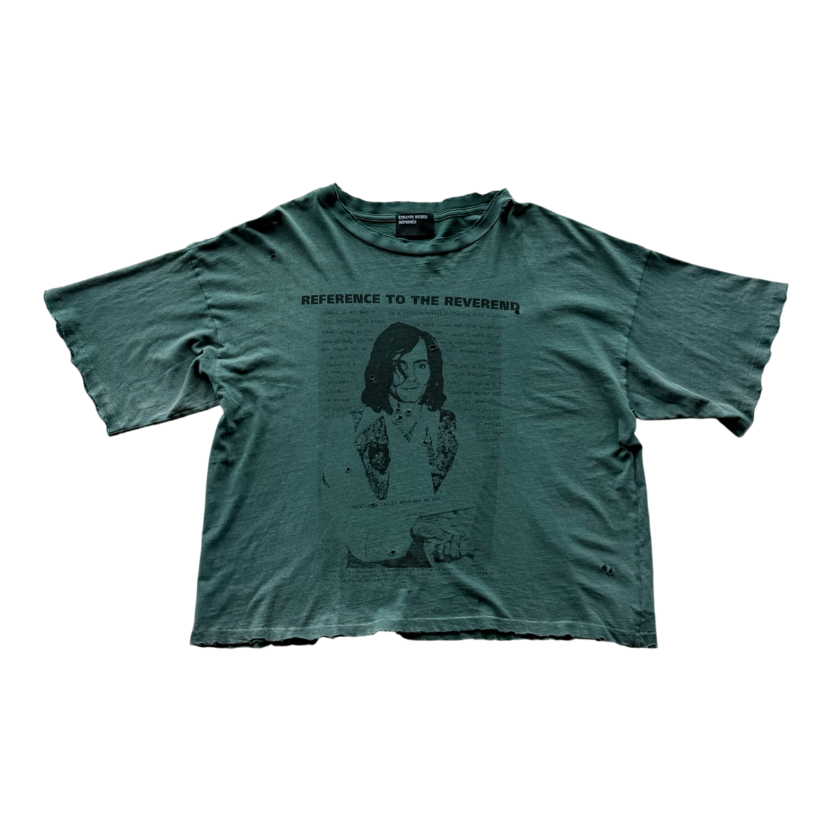 Teal & Black Reverend Graphic T-Shirt