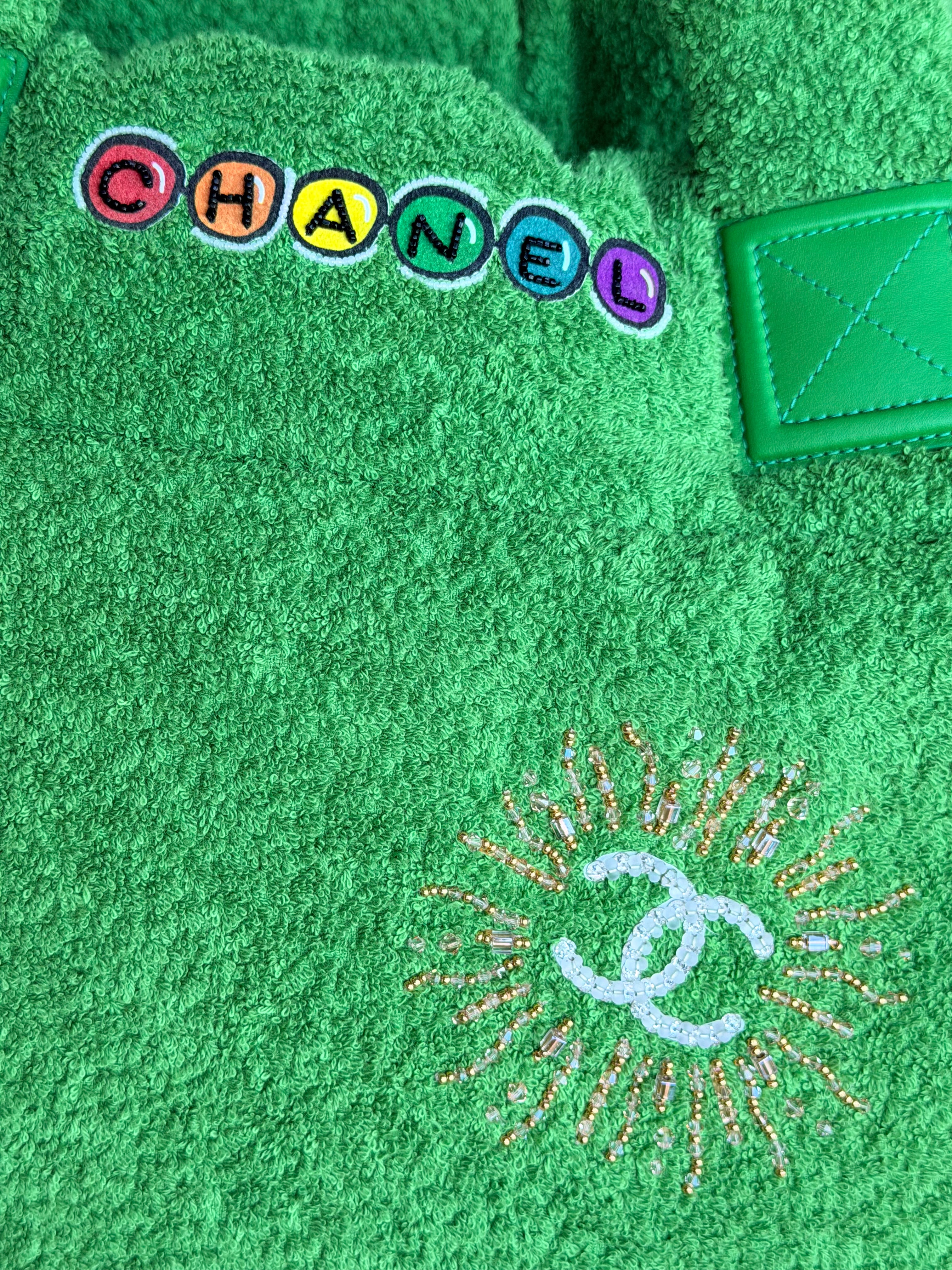 Chanel Pharrell Pile Tote Bag Green