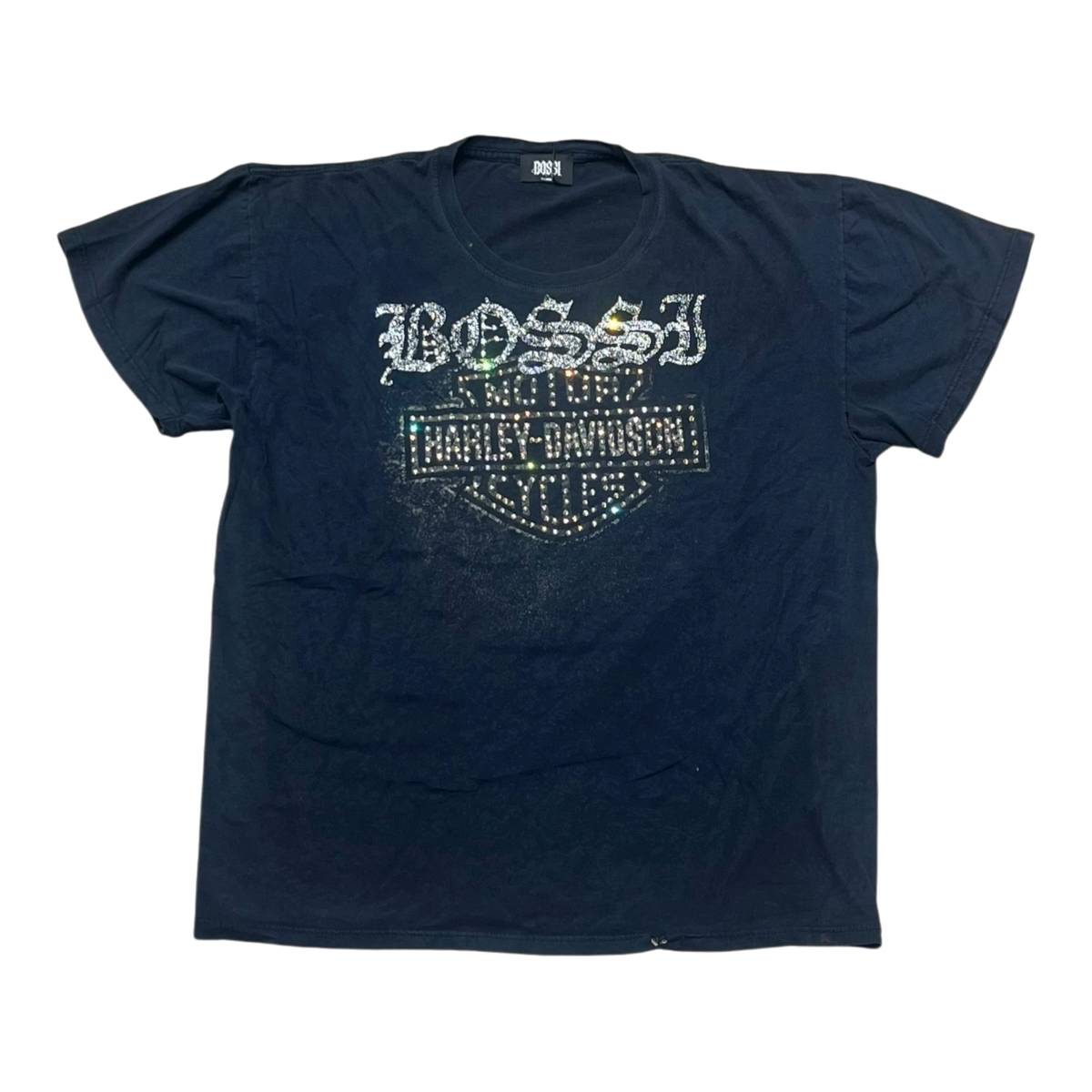 Harley Davidson Motorcycles Vintage Rhinestone Tee (FW25)
