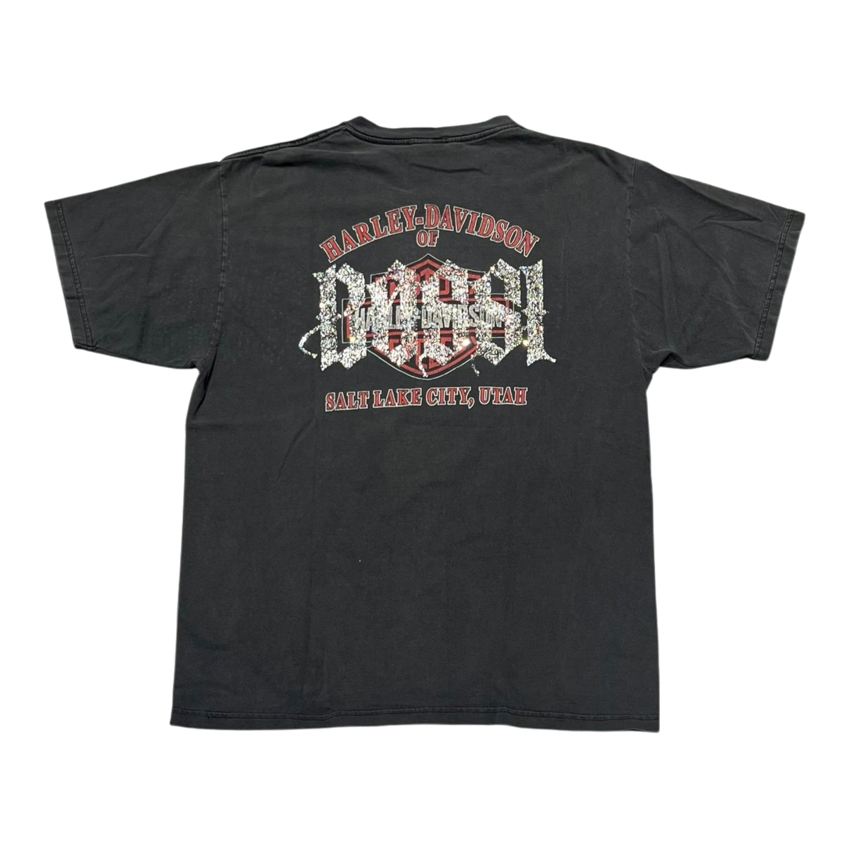 Harley Davidson Salt Lake City Vintage Rhinestone Tee (FW25)