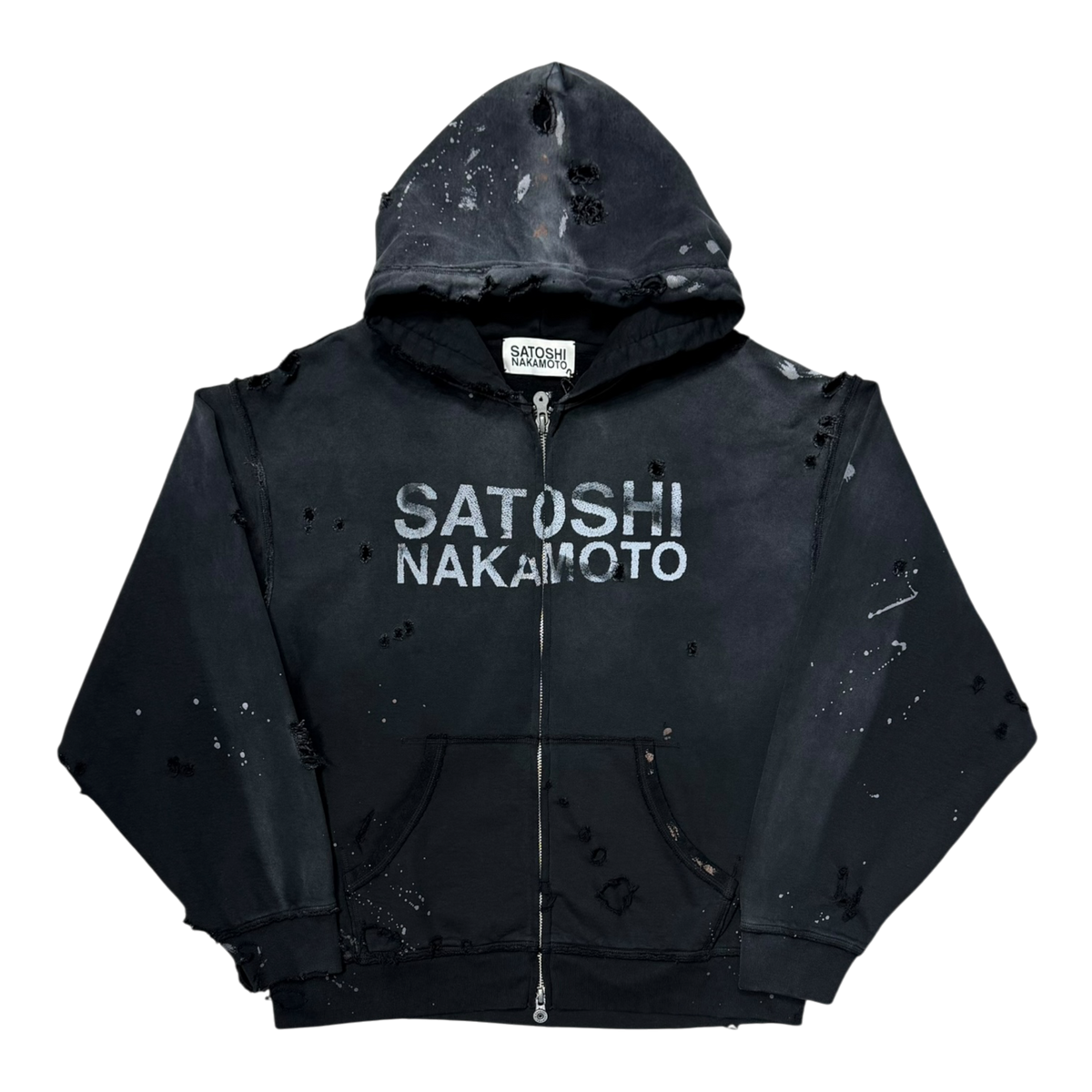 Luke Fleece Hoodie Black