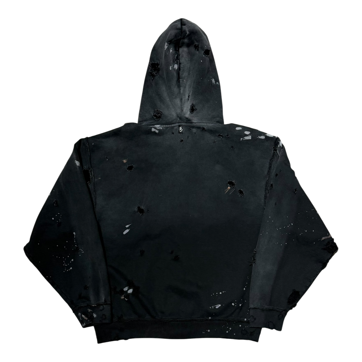 Luke Fleece Hoodie Black