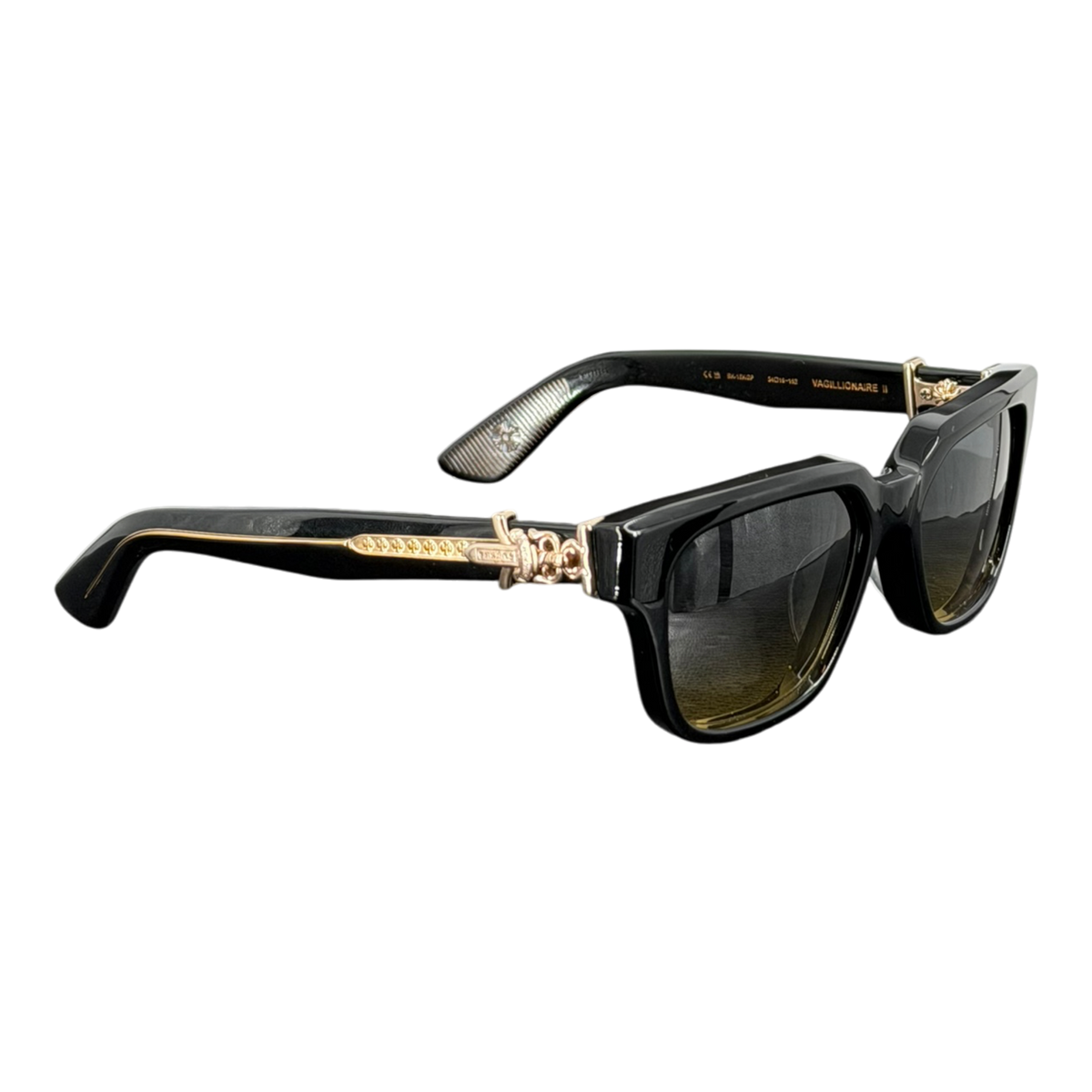 Vagillionaire Black & Gold Glasses