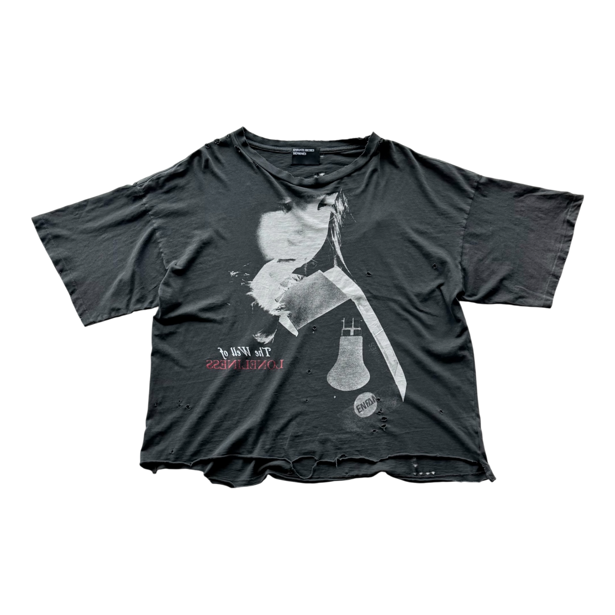 Faded Black & White The Well Of Loneliness Graphic T-Shirt