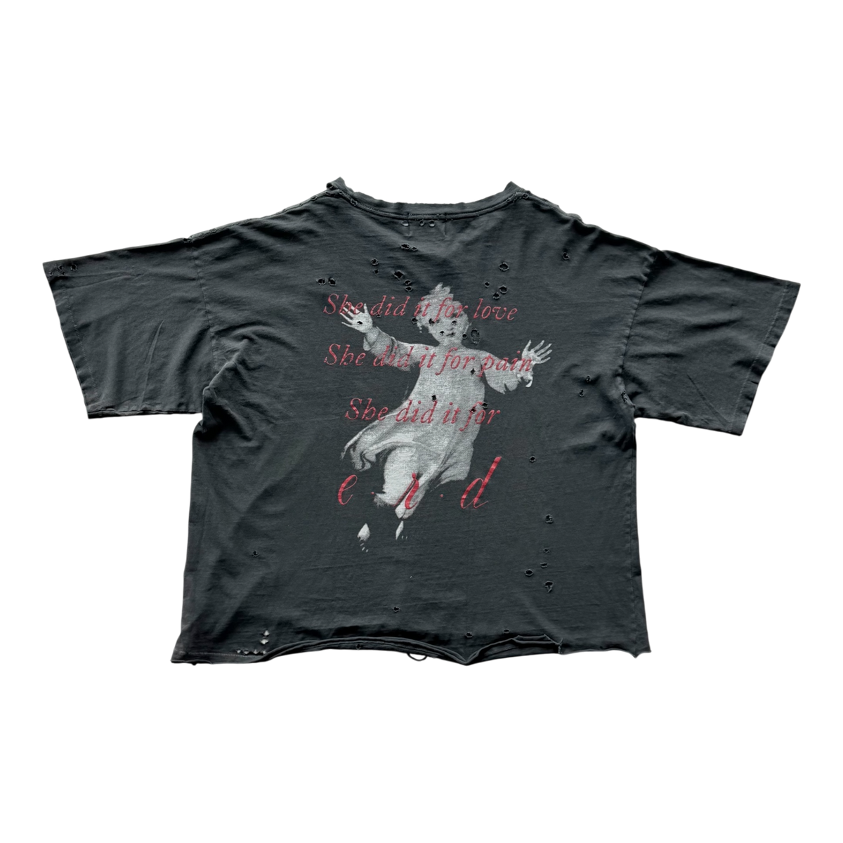 Faded Black & White The Well Of Loneliness Graphic T-Shirt