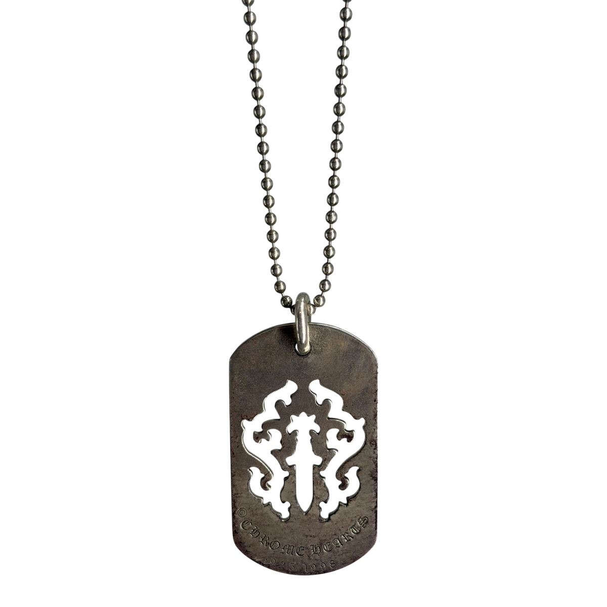 Vine Dagger Dog Tag & Necklace Pendant