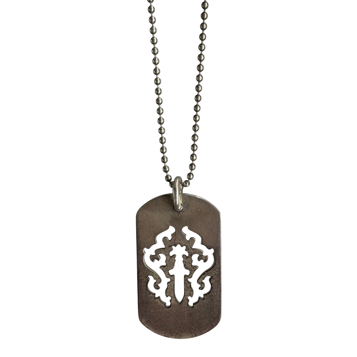 Vine Dagger Dog Tag & Necklace Pendant