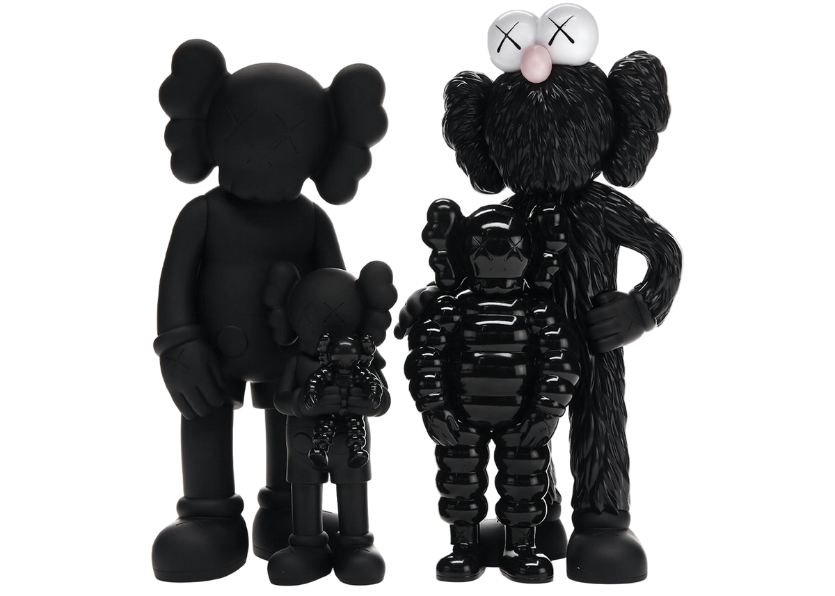 KAWS Family Vinyl Figures Black