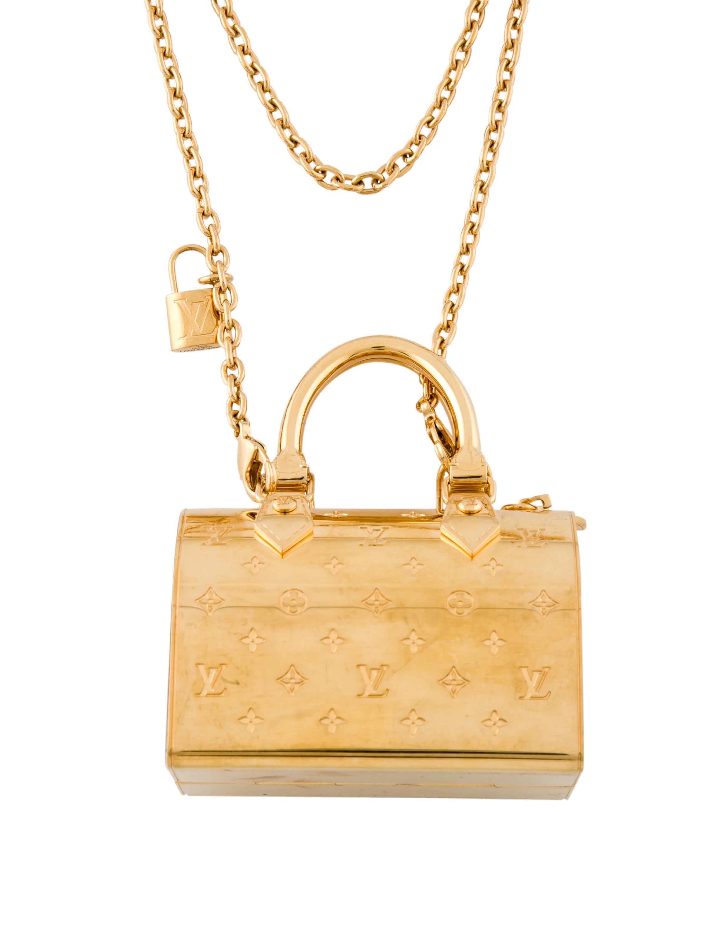 Micro Speedy Case Crossbody Pendant Necklace