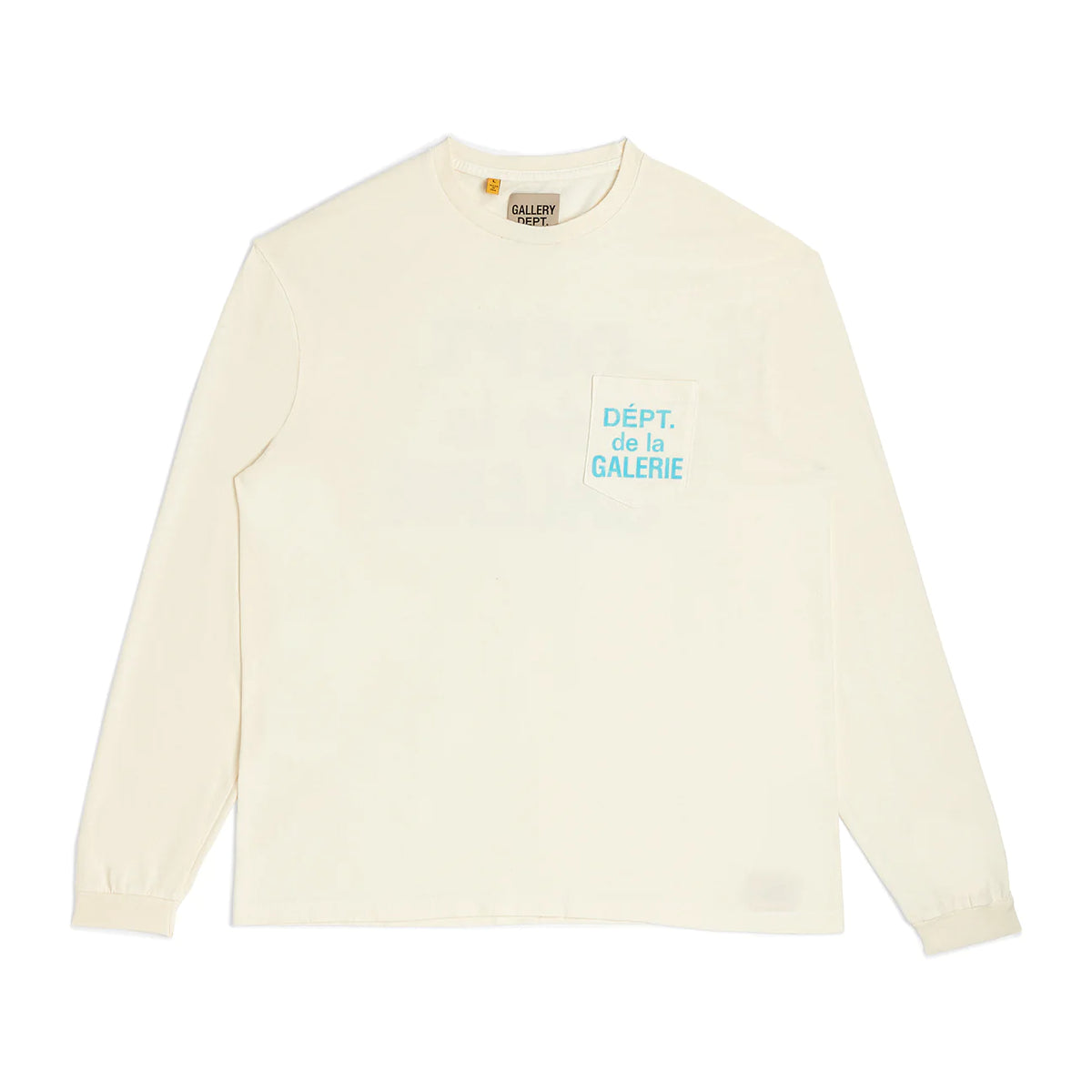 Dept De La Galerie L/S Pocket Tee Cream