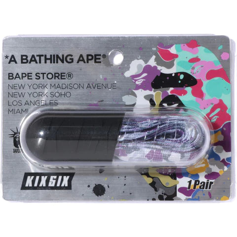 Bape x Kixsix NYC Camo Laces