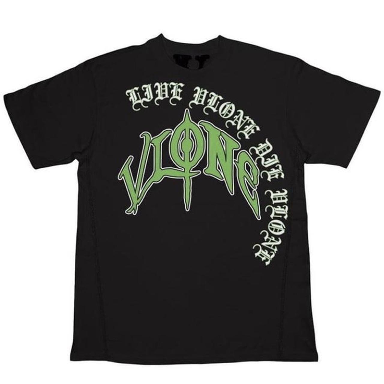 Gothic Old English T-Shirt Black/Green