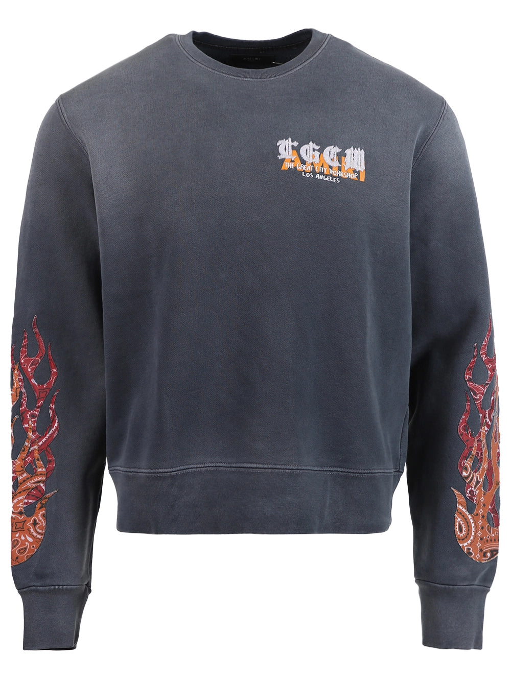 T.G.C.W. Flames Crewneck Sweatshirt Black