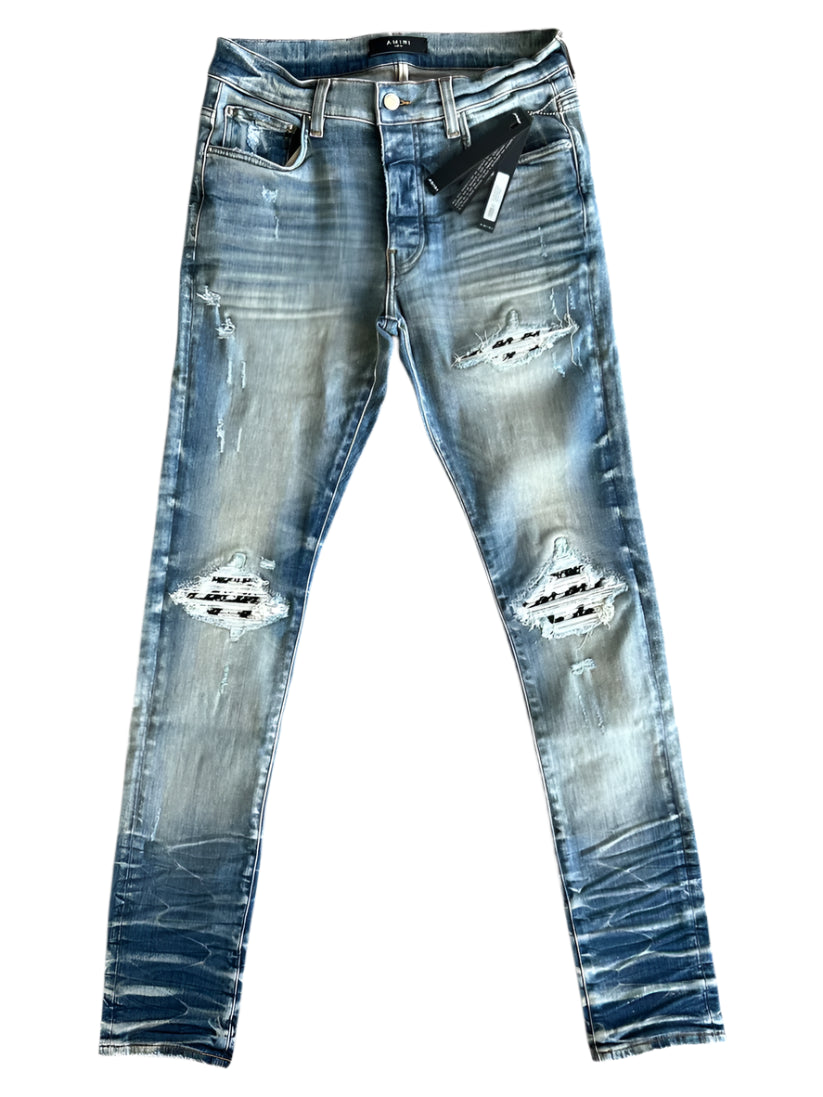 Vintage Indigo Crystals MA Repair Patch MX1 Jeans