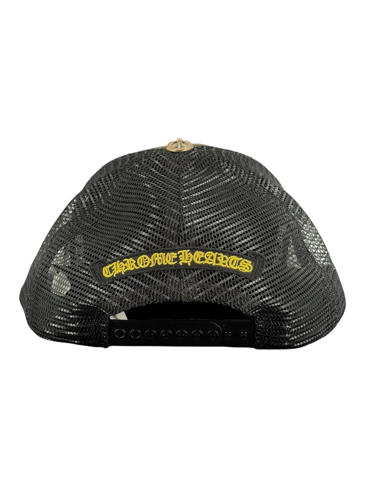 Plus Cross Seal Stamp Camo Trucker Hat