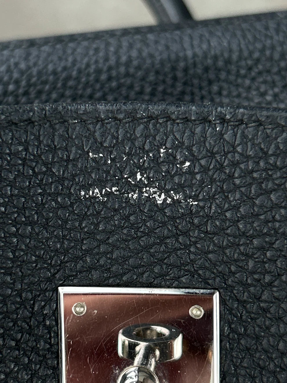 Black Togo & Palladium Hardware Birkin 35