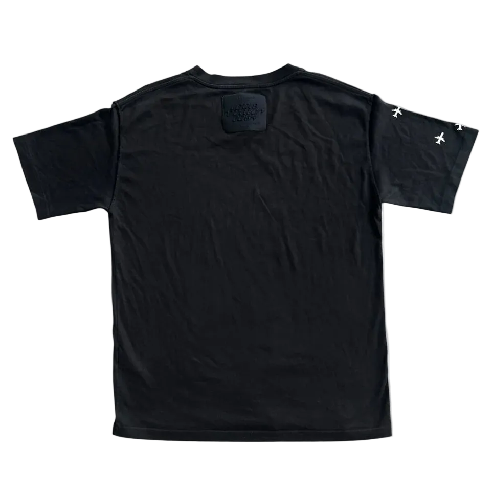 Black & White Planes Logo T-Shirt