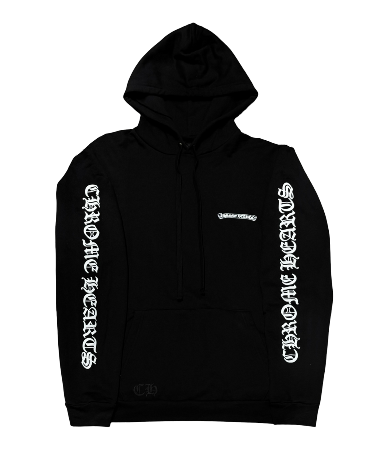 Scroll Logo Hoodie Black