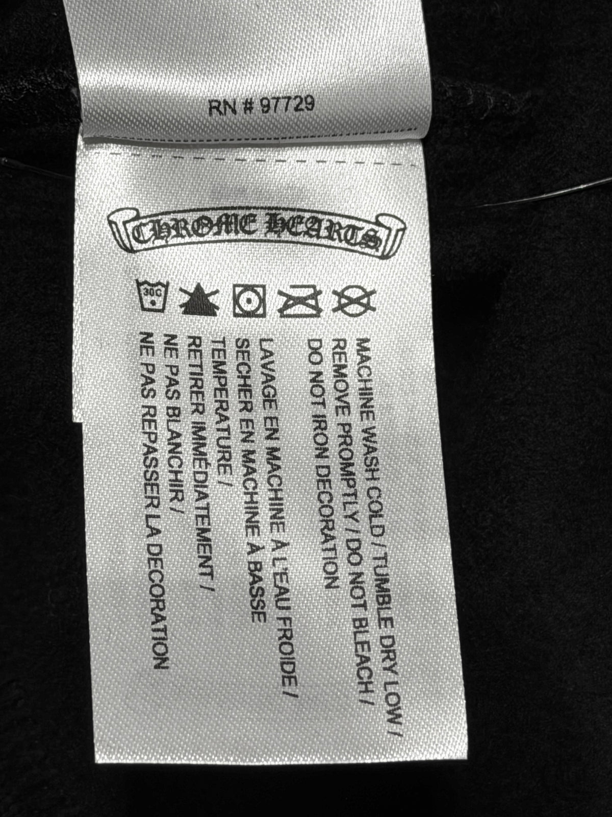 Scroll Logo Hoodie Black