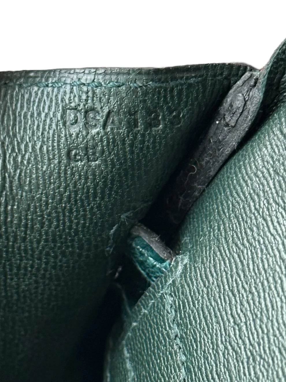 Vert Green Shiny Porous Crocodile Birkin 30 with Palladium Hardware