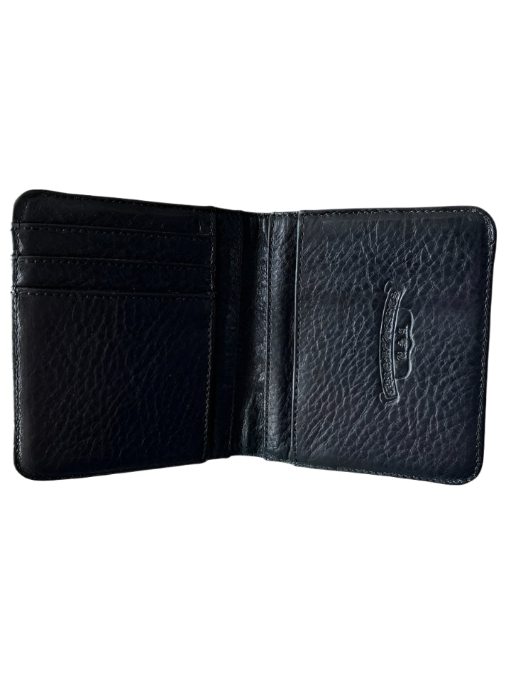 Black Cross Patch Wallet