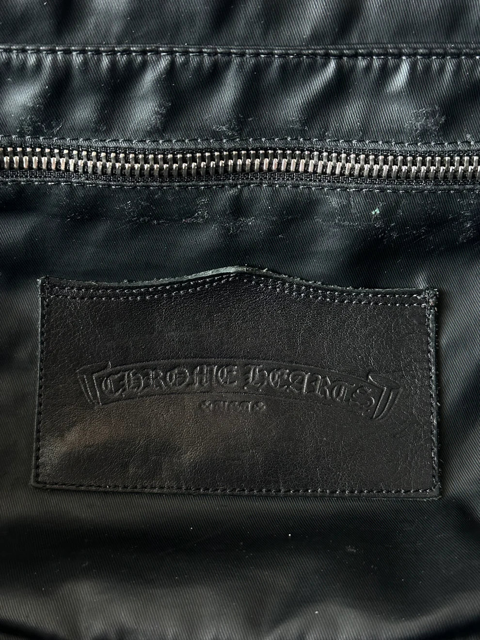 Chrome Hearts Leather Large Cross Duffle Bag