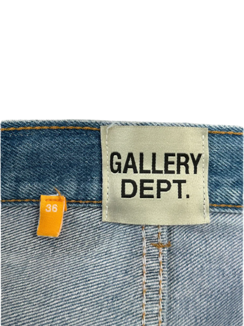Chrome Hearts Gallery Dept Levis Blue & Red Cross Patch Jeans