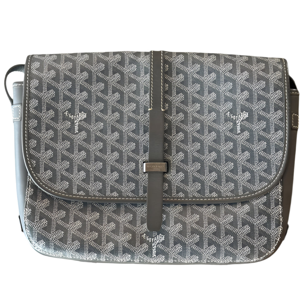 Grey Belvedere MM Messenger Bag