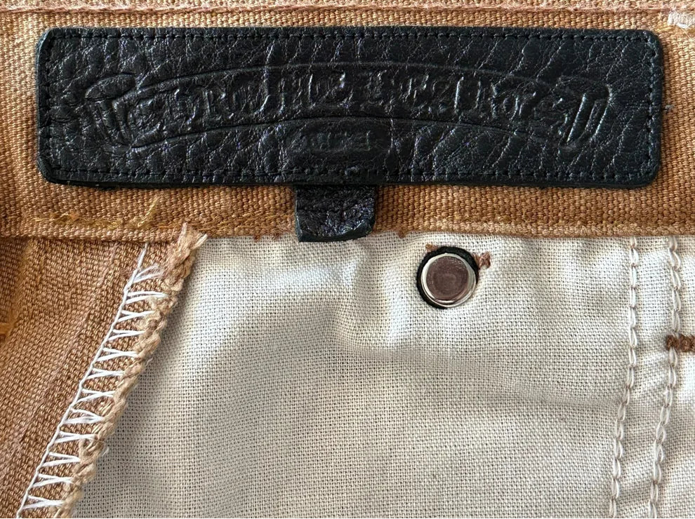 Carhartt Tan Sex Records Cross Patch Carpenter Jeans