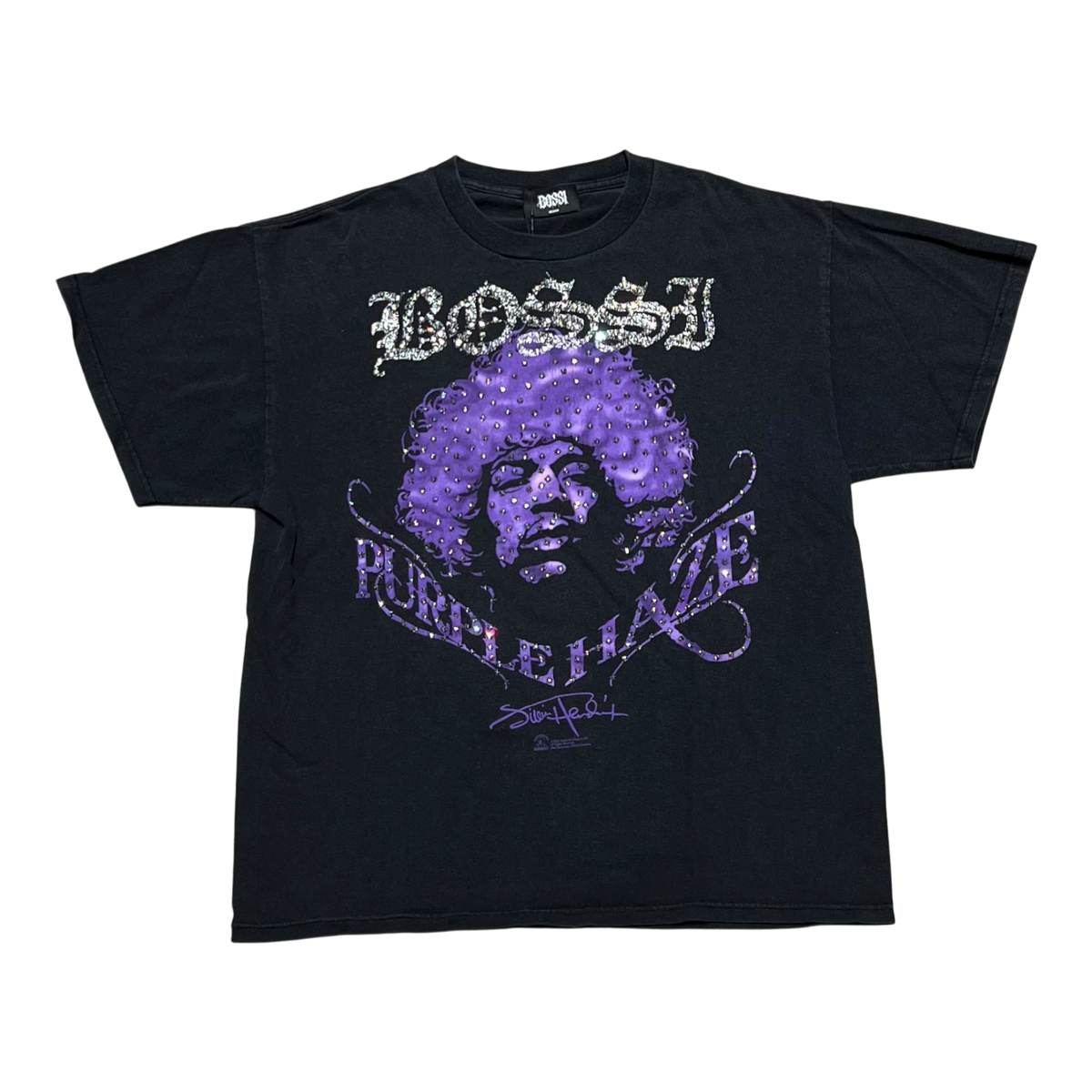 Vintage Rhinestone Black/Purple Tee (FW25)