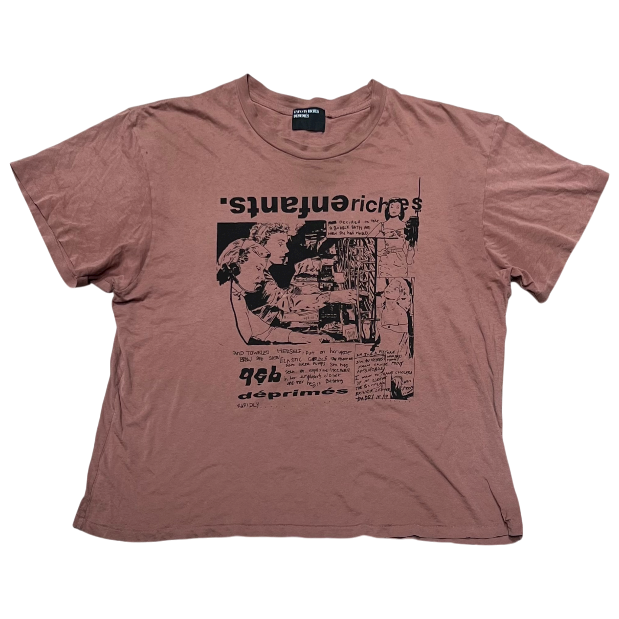 ERD Radio Control Room T-Shirt 'Faded Pink'