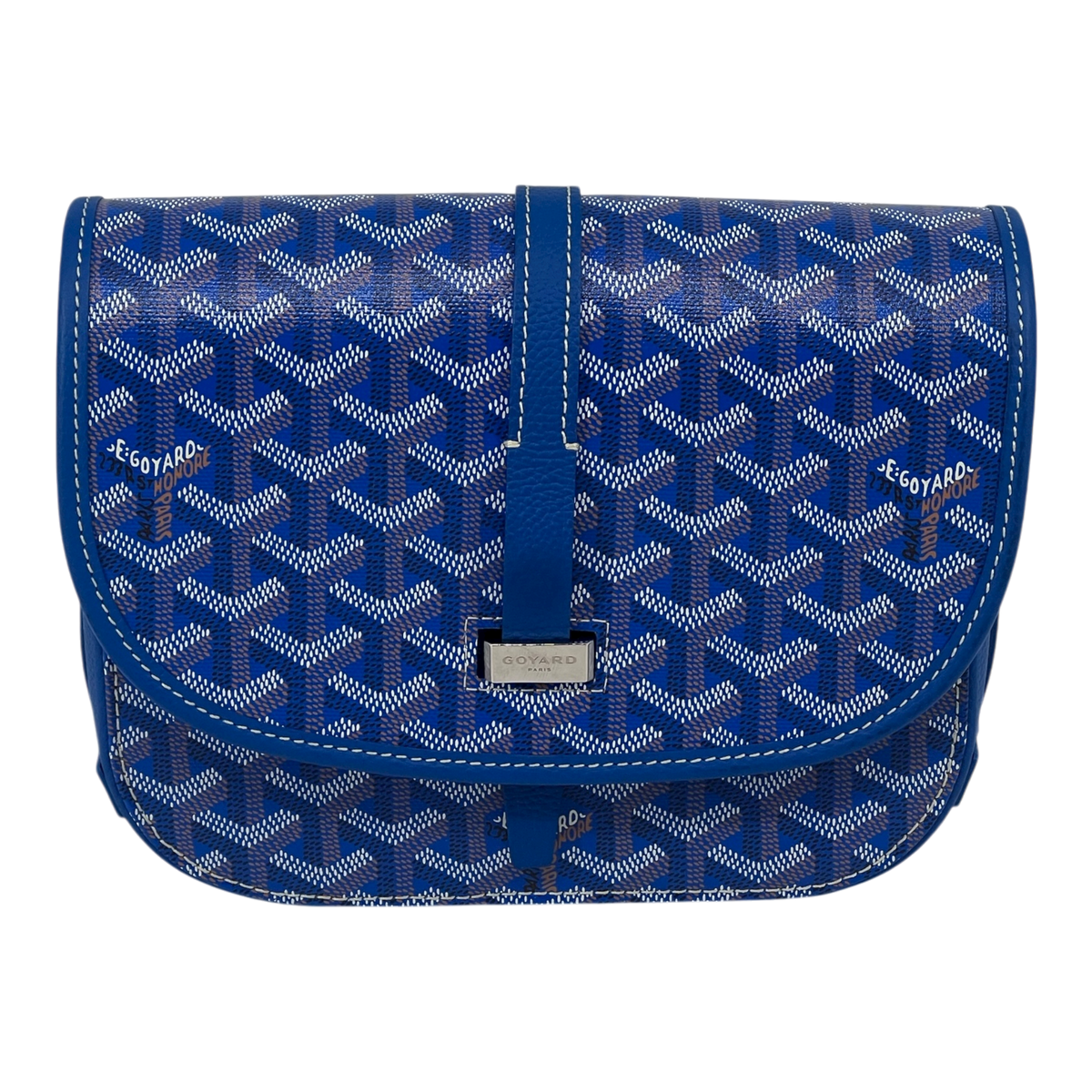 Blue Belvedere Messenger Bag