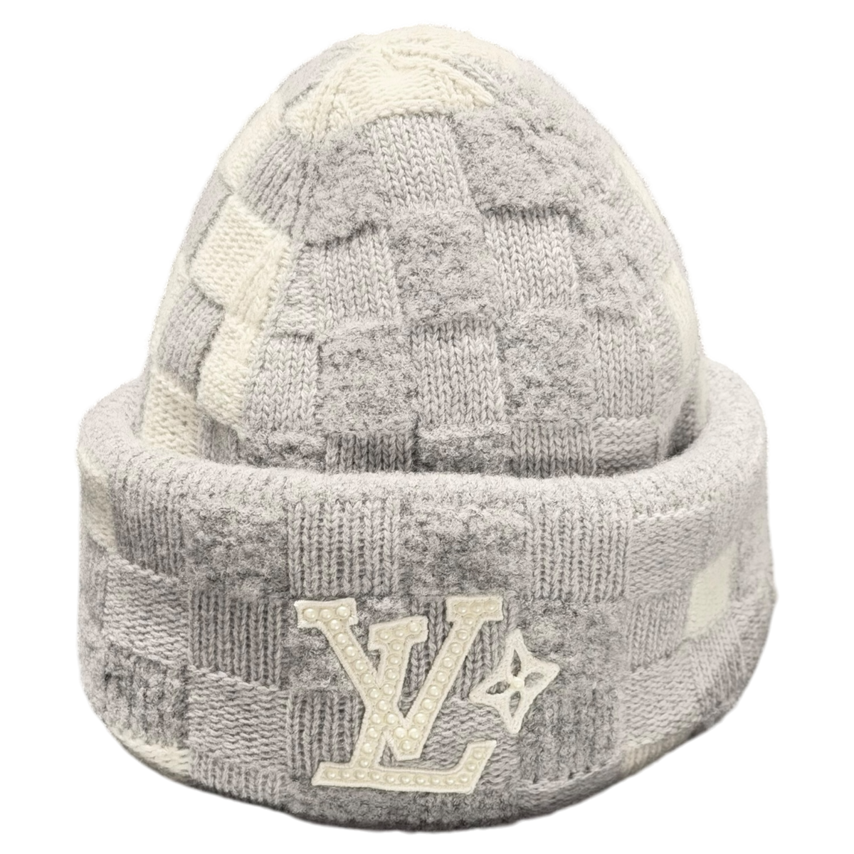 LV Crush Damoflage Pearls Beanie