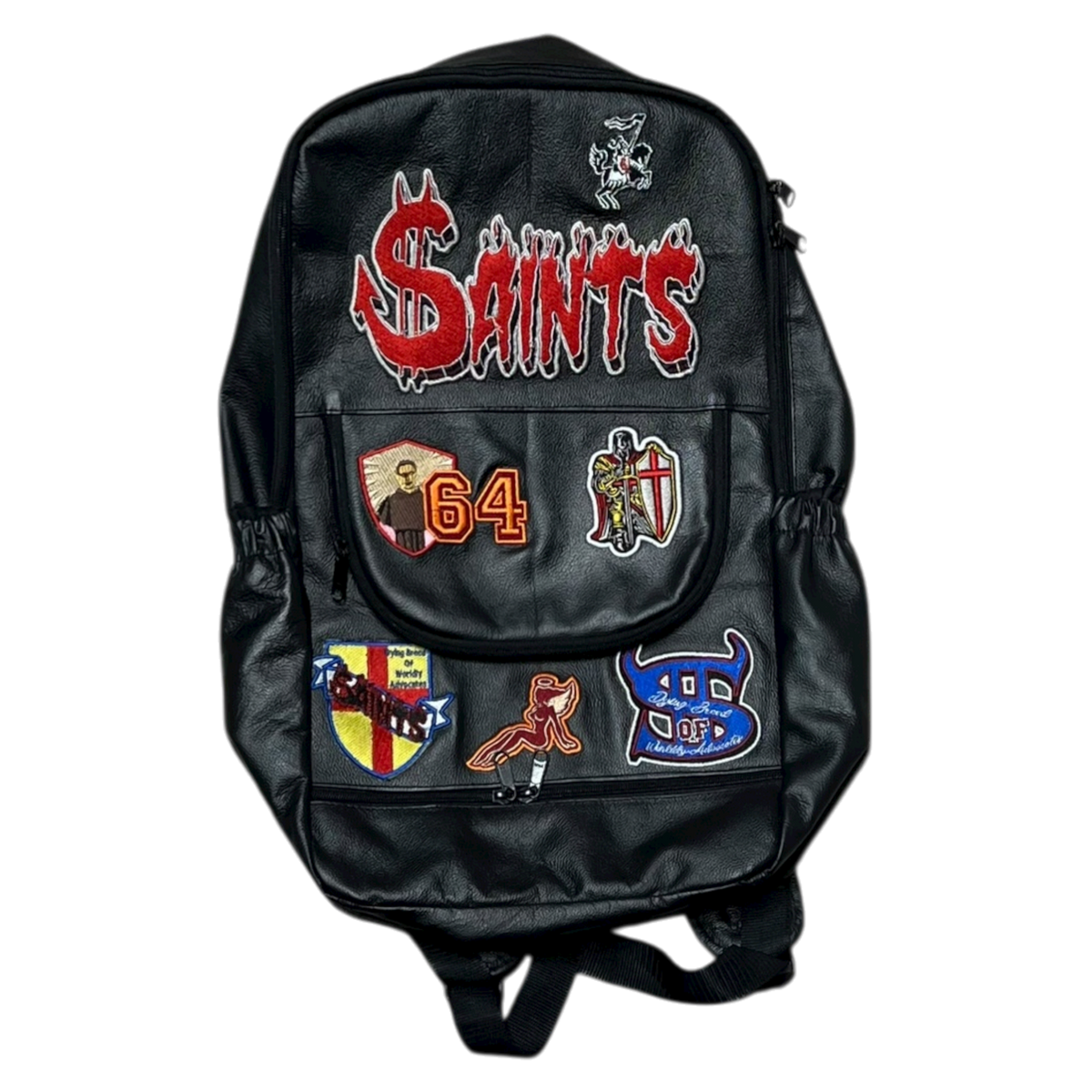 Saints Black Backpack