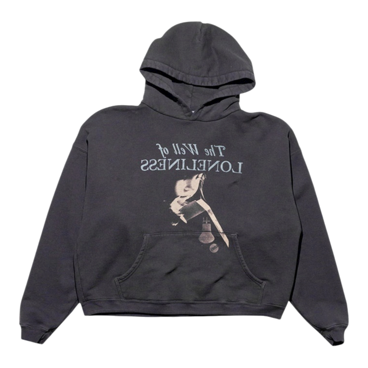 Well of Loneliness Printed Cotton-Jersey Hoodie