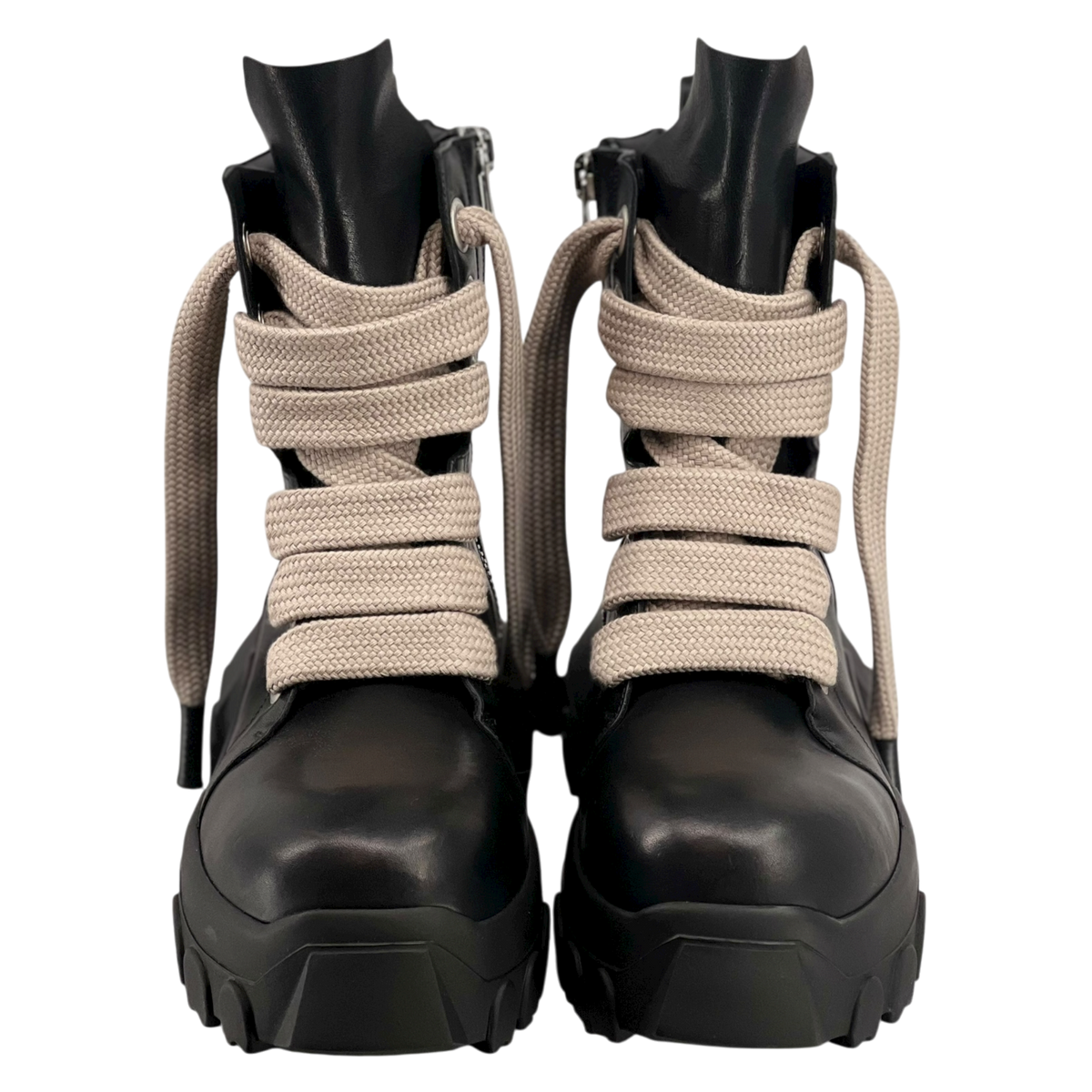 Jumbo Lace Black Bozo Tractor Boots