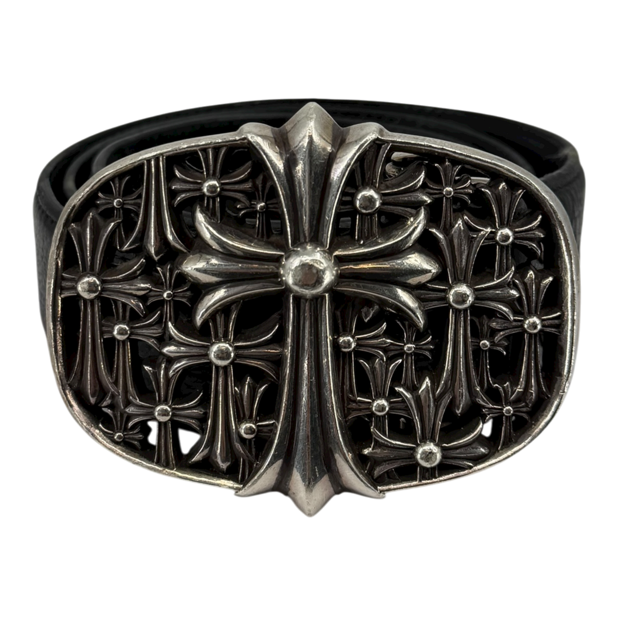 Cemetery Cross Chrome Hearts Belt & Buckle