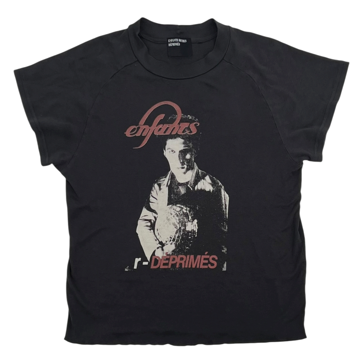 Berlin Disco Mockneck Tee Faded Black