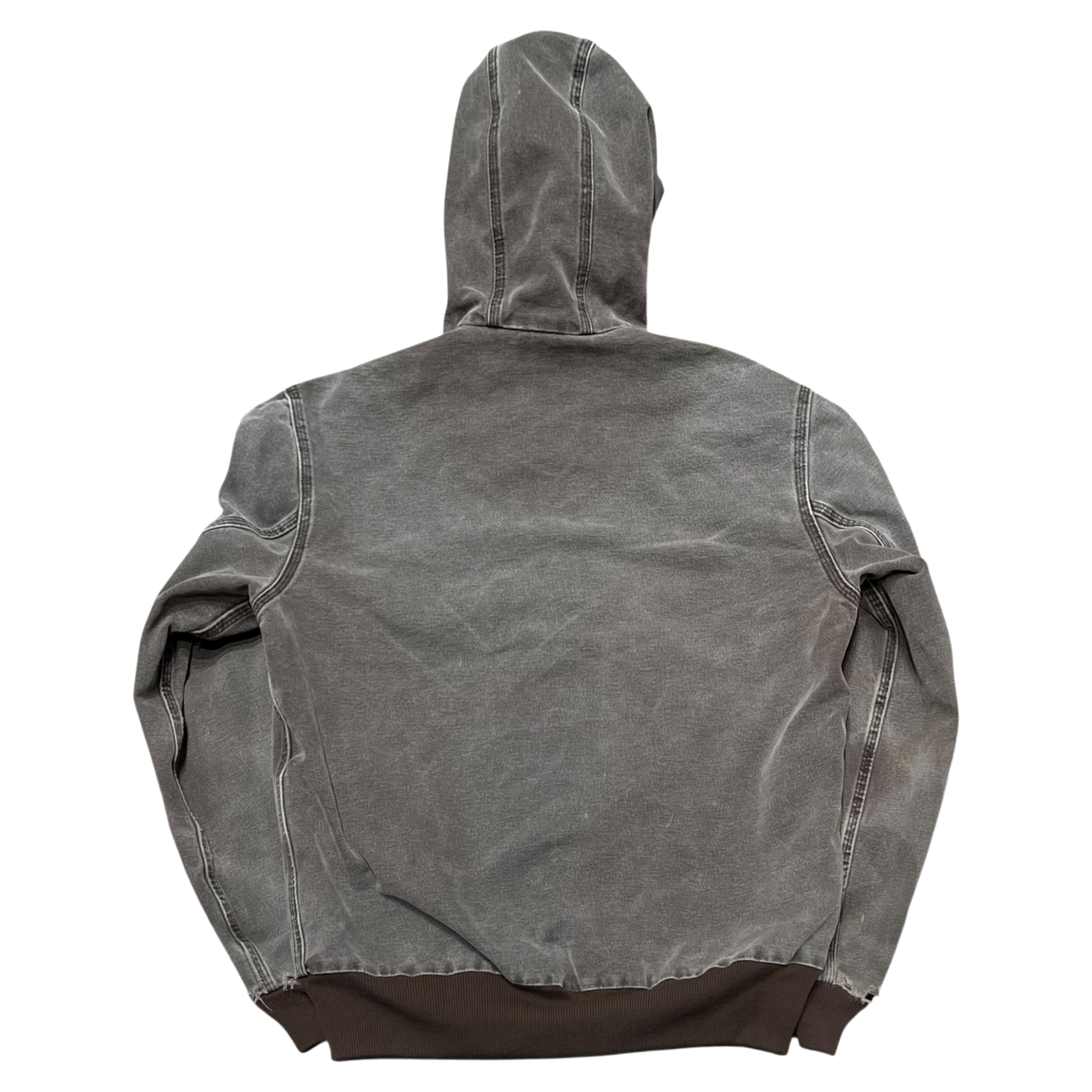 Vintage Brown Hooded Jacket