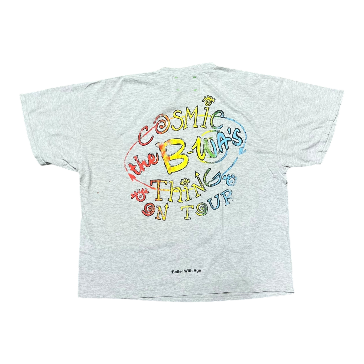 Cosmic Vintage Tee Live In To Concert Bridges Grey