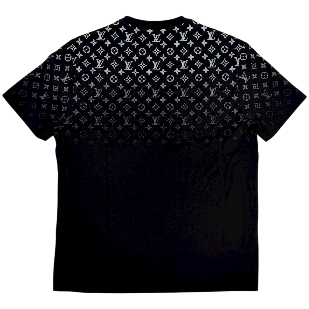 Gradient Cotton T-Shirt Black
